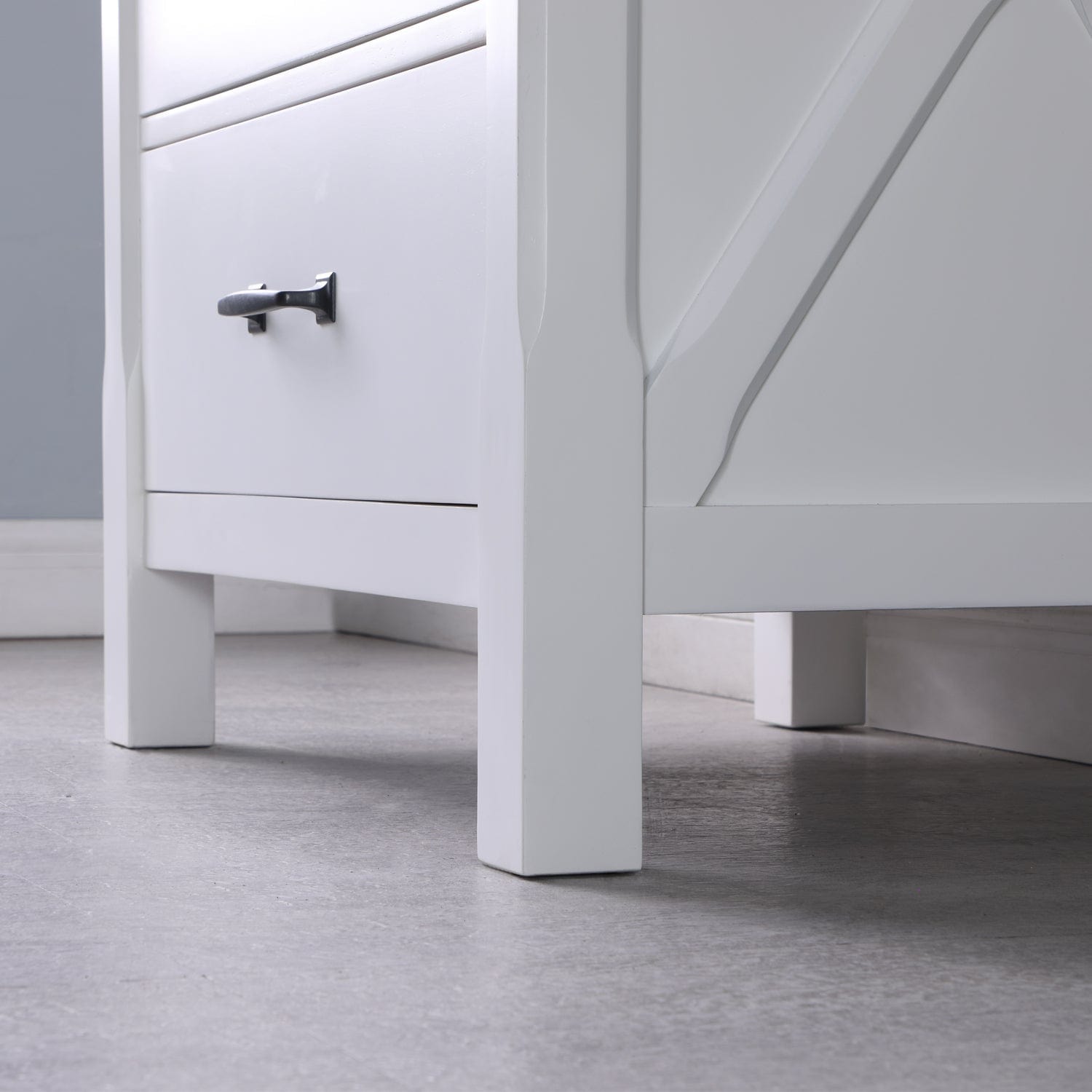 Altair Maribella 30" Single Bathroom Vanity Set in White and Carrara White Marble Countertop with Mirror 535030-WH-CA - Molaix631112970259Vanity535030-WH-CA
