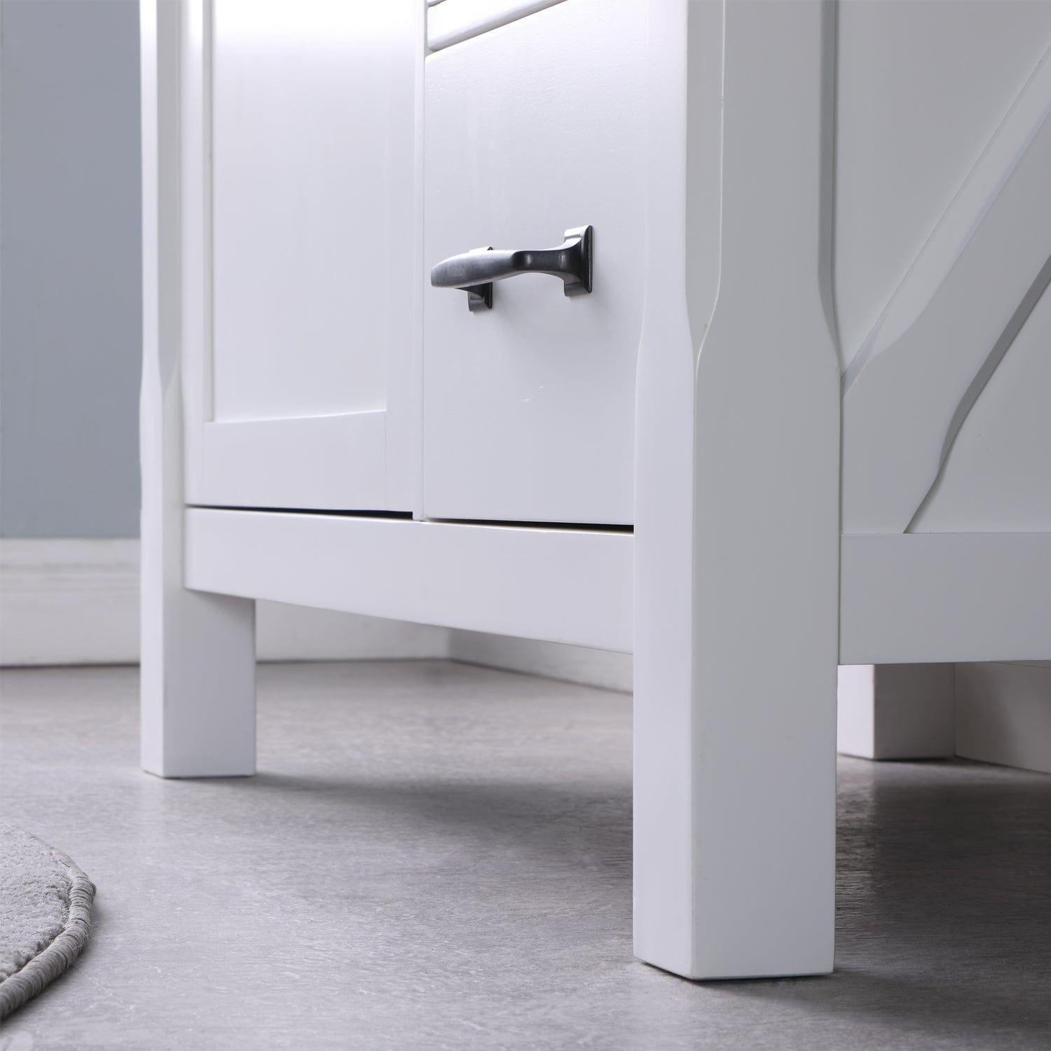 Altair Maribella 36" Single Bathroom Vanity Set in White and Carrara White Marble Countertop with Mirror 535036-WH-CA - Molaix631112970297Vanity535036-WH-CA