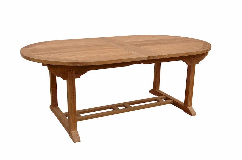 Bahama 117" Oval Extension Table w/ Double Extensions - Molaix82045288629TBX-117VD