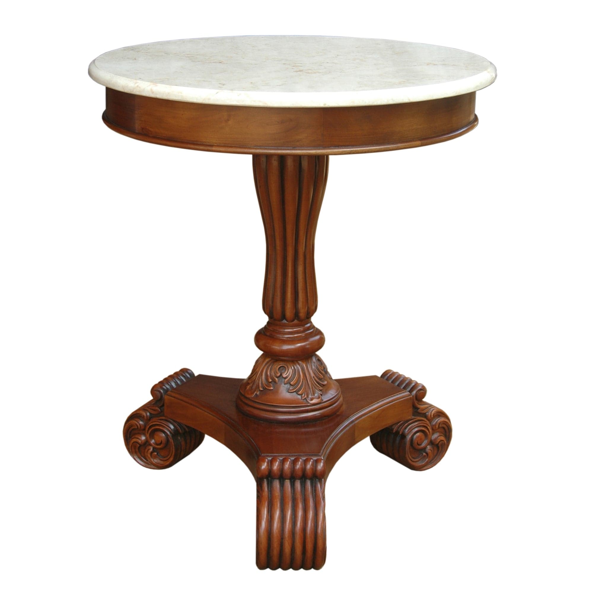Bella Side Table w/ Marble Top - Molaix82045298178BellaST-139M