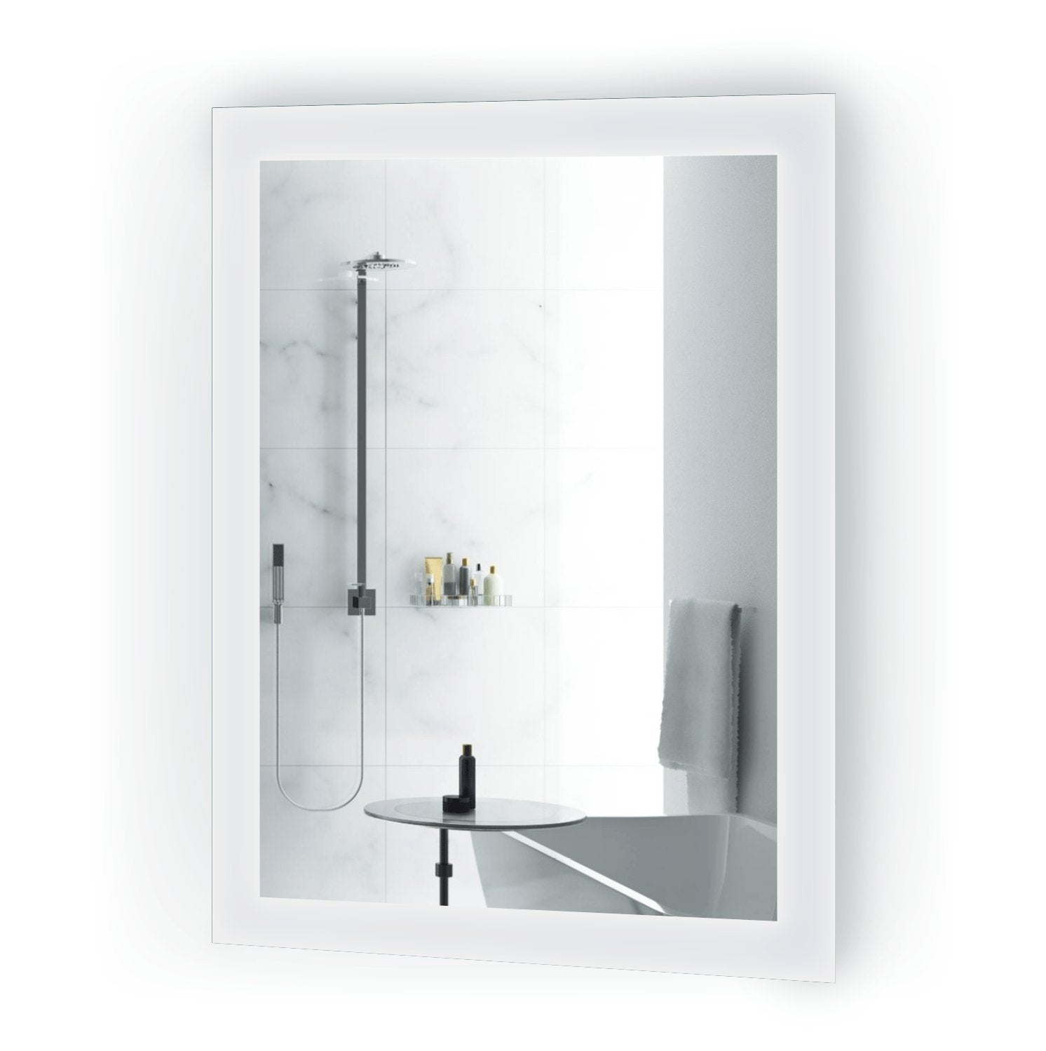 Bijou 15" x 20" LED Bathroom Mirror w/ Dimmer & Defogger | Small Lighted Vanity Mirror - Molaix - Molaix853962007279Lighted Wall Mirror,RectangleBIJOU1520