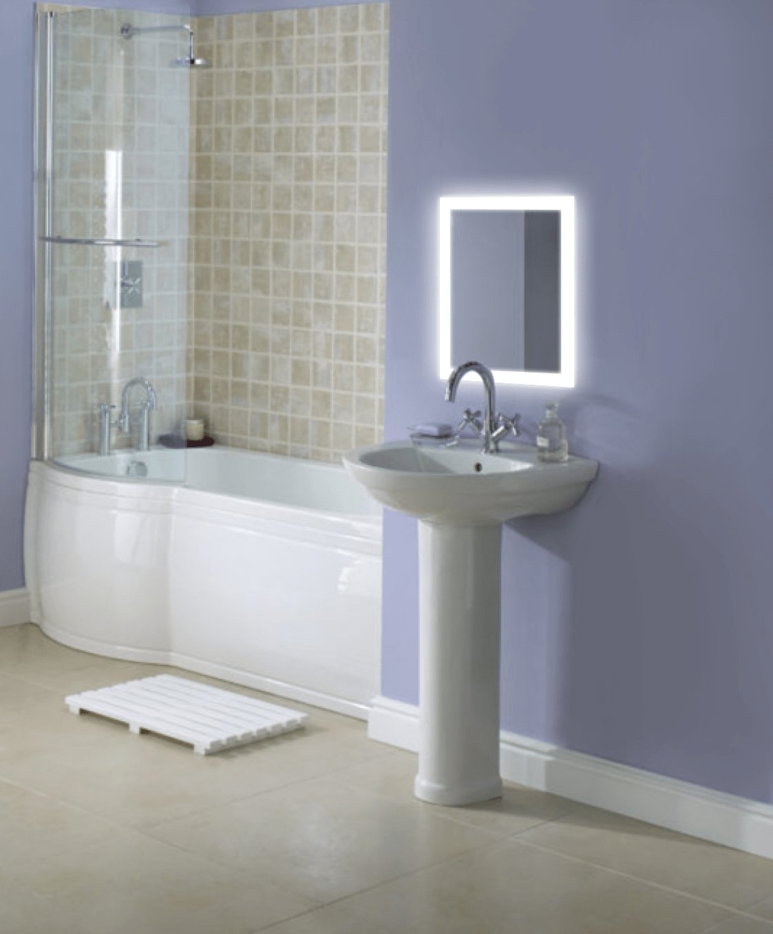 Bijou 15" x 20" LED Bathroom Mirror w/ Dimmer & Defogger | Small Lighted Vanity Mirror - Molaix - Molaix853962007279Lighted Wall Mirror,RectangleBIJOU1520