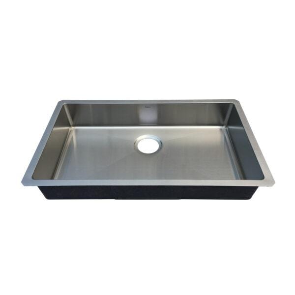 Builders Collection 18g Micro Radius 30″ x 18″ Single Bowl Undermount Stainless Steel Kitchen Sink - GSM-3018ADA - Molaix601946608284Kitchen SinksGSM-3018ADA