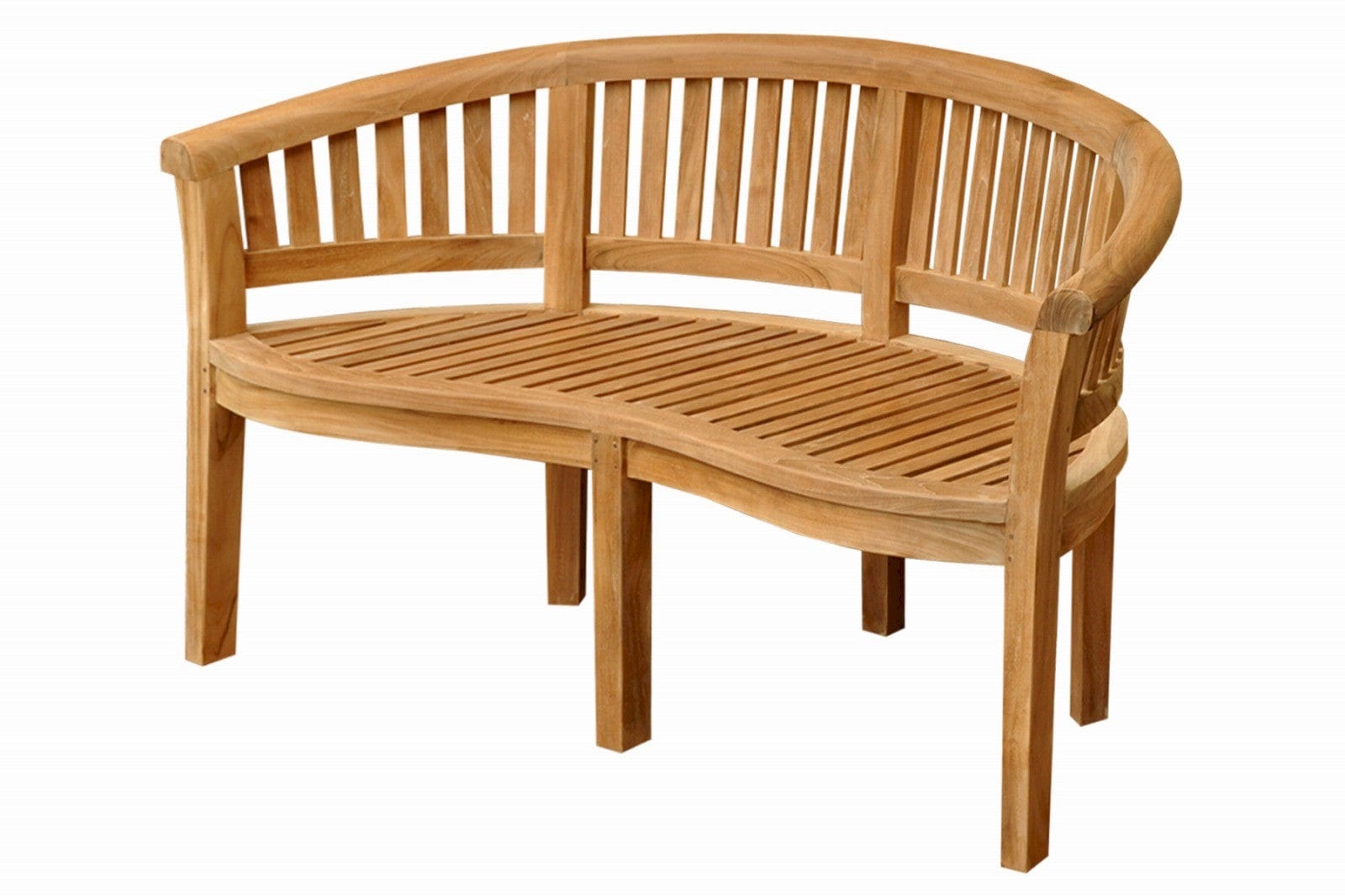 Curve 3 Seater Bench Extra Thick Wood - Molaix82045289411CurveBH-005CT