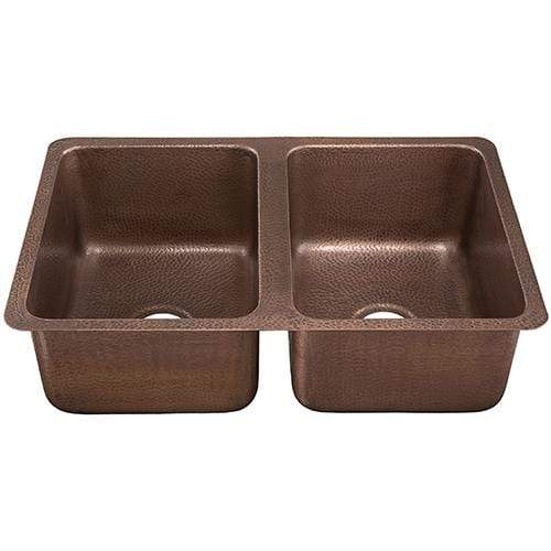 Dakota Signature Handmade Copper Kitchen Sink Double Bowl 50/50 - DSE-HC5050 - Molaix601946607492Kitchen SinksDSE-HC5050
