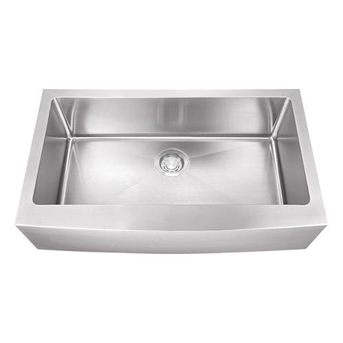 Dakota Signature Micro Radius Kitchen Sink Apron Front Single Bowl 36″ w/ Grids - DSM-A3620 - Molaix601946607652Kitchen SinksDSM-A3620