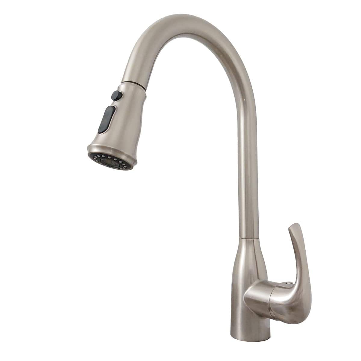 Dakota Signature Series 16″ Tall Dual Function Pullout handle with a Retro Style Faucet - MolaixKitchen FaucetsDSF-16KPO01BN