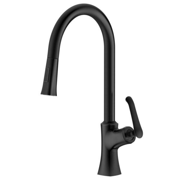 Dakota Signature Series 17″ Tall Dual Function Pull down handle with a Modern Style Faucet - MolaixKitchen FaucetsDSF-18KPO01ORB