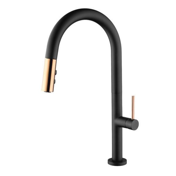 Dakota Signature Series 18″ Tall Dual Function Pull Down Kitchen Faucet - MolaixKitchen FaucetsDSF-19KPO00BN