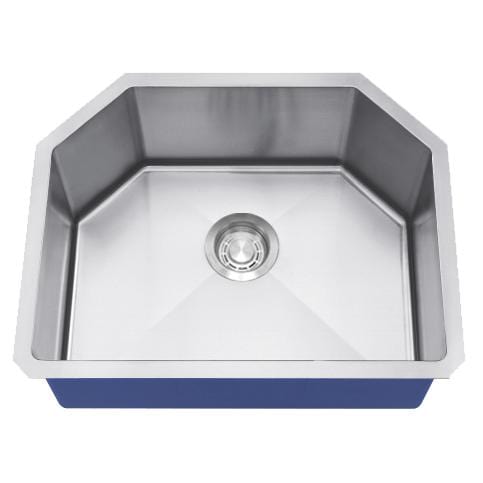 Dakota Signature Series Micro Radius D-Shaped Stainless Steel Single Bowl Kitchen Sink - DSM-2321 - Molaix601946607799Kitchen SinksDSM-2321