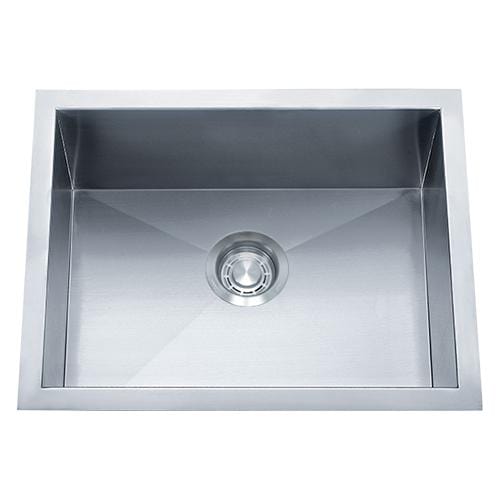 Dakota Signature Zero Radius Kitchen Sink Single Bowl 19″ w/ Grid - DSZ-1915 - Molaix601946608055Bar SinksDSZ-1915