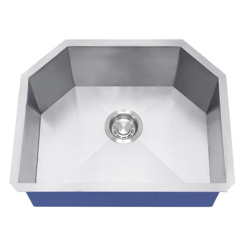 Dakota Signature Zero Radius Single Bowl 23″ Kitchen Sink w/ Grid - DSZ-2321 - Molaix601946608086Kitchen SinksDSZ-2321