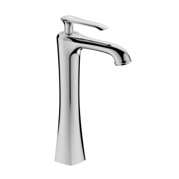 Dakota Skye Collection Single Handle Vessel Faucet Push Pop-Up Drain with Overflow - MolaixBathroom FaucetDSF-42BVE00BN