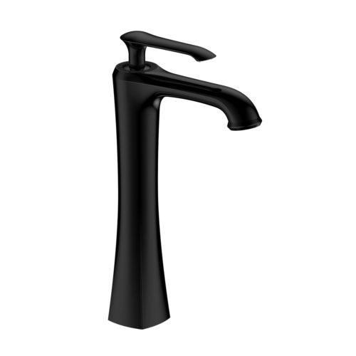 Dakota Skye Collection Single Handle Vessel Faucet Push Pop-Up Drain with Overflow - MolaixBathroom FaucetDSF-42BVE00MBK