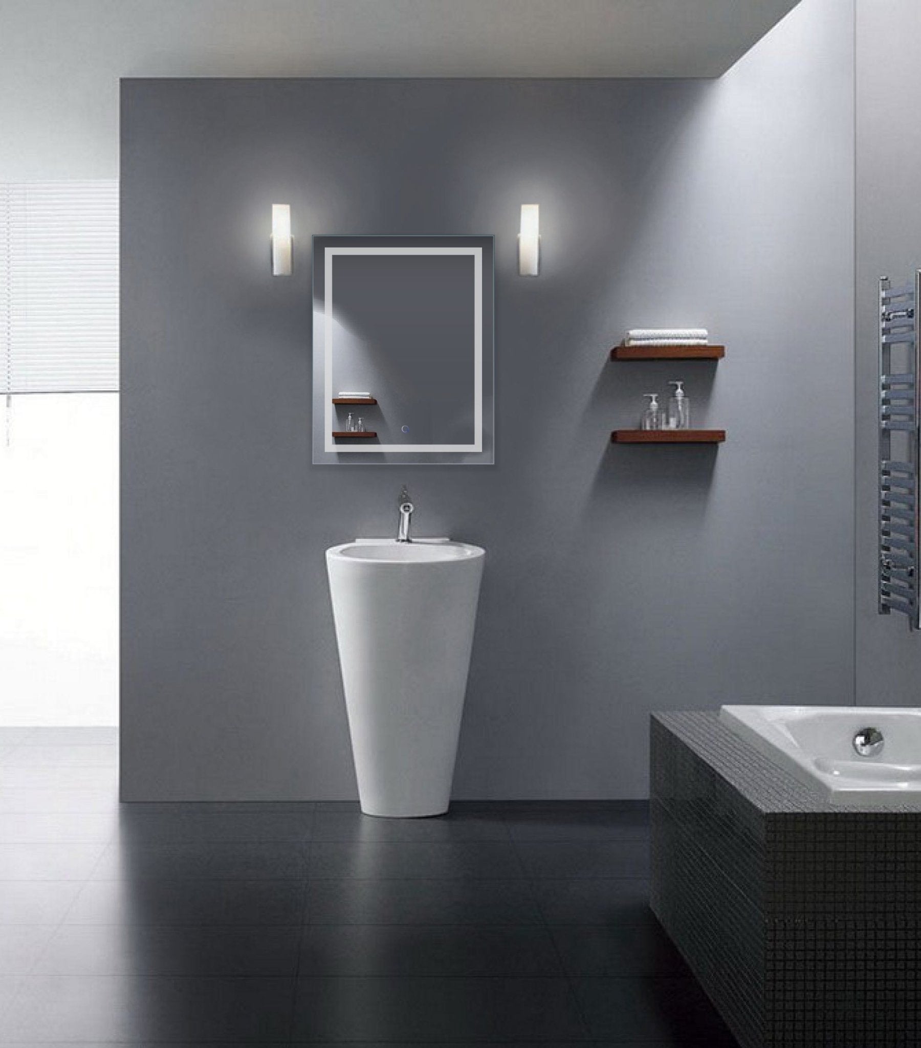 Icon 24" X 30" Bathroom LED Wall Mirror - Molaix - Molaix601947033825Lighted Wall MirrorICON2430