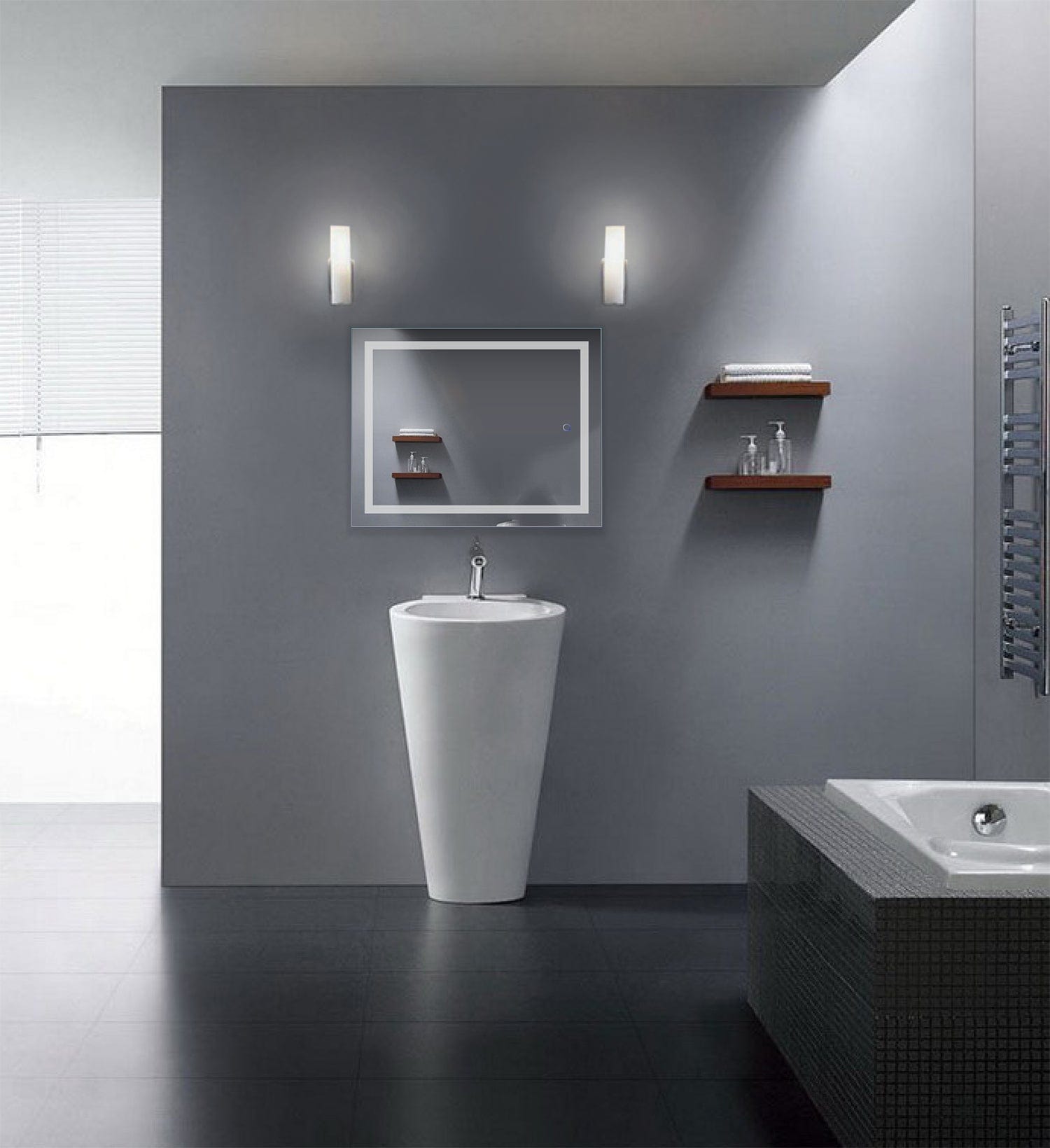 Icon 24" X 30" Bathroom LED Wall Mirror - Molaix - Molaix601947033825Lighted Wall MirrorICON2430