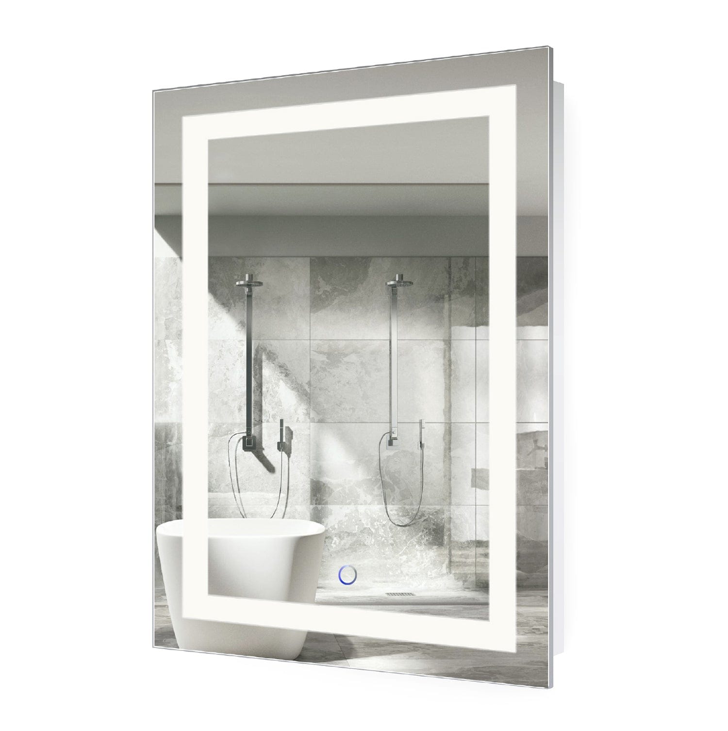 Icon 24" x 36" LED Bathroom Mirror With Dimmer & Defogger | Lighted Vanity Mirror - Molaix - Molaix601947033849Lighted Wall Mirror,RectangleICON2436