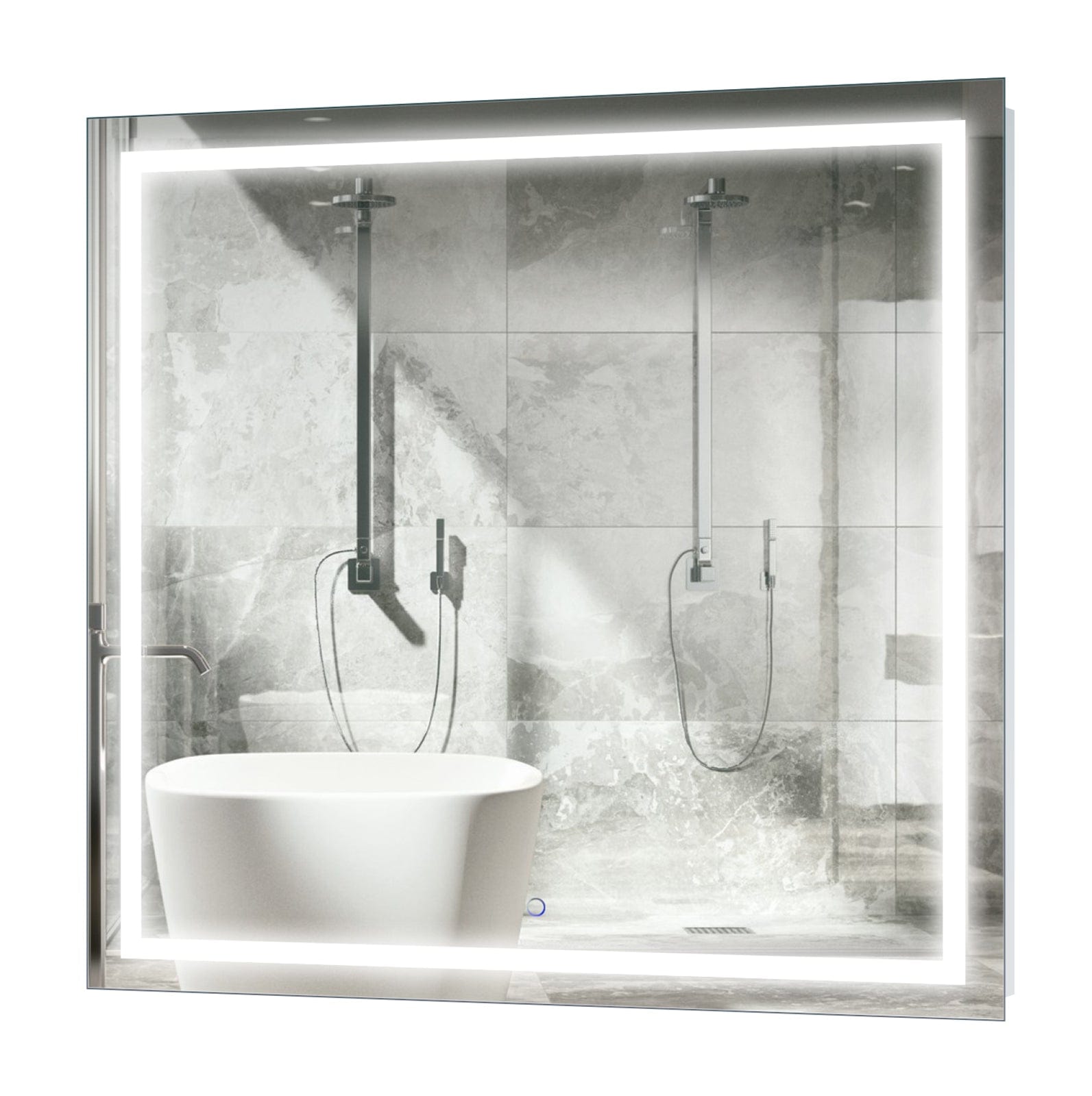 Icon 42" X 42" LED Mirror - Molaix - Molaix850003475707Lighted Wall Mirror,SquareICON4242