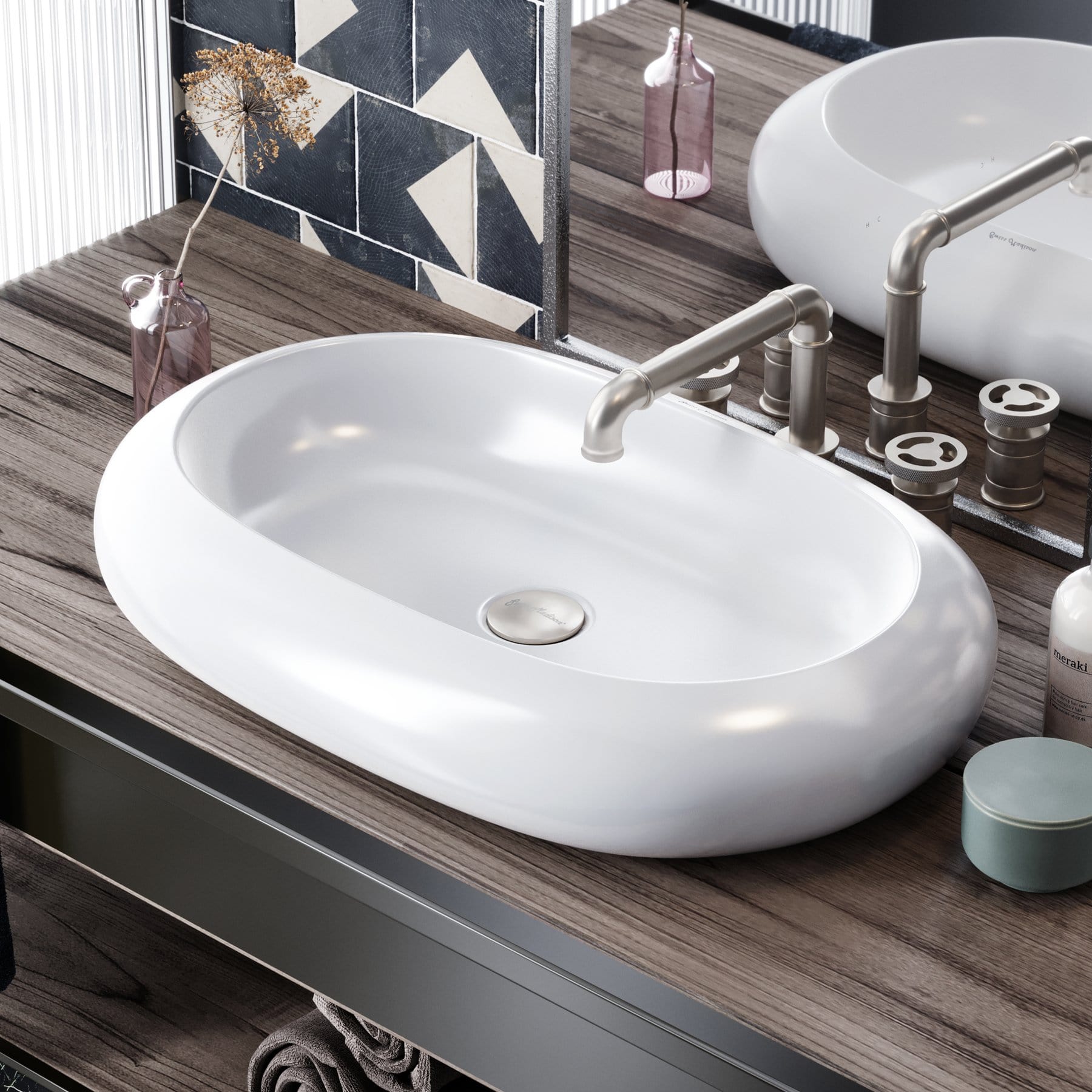 Swiss Madison Plaisir 25" Oval Vessel Bathroom Sink - SM-VS272 - Molaix723552143765AccessoriesSM-VS272