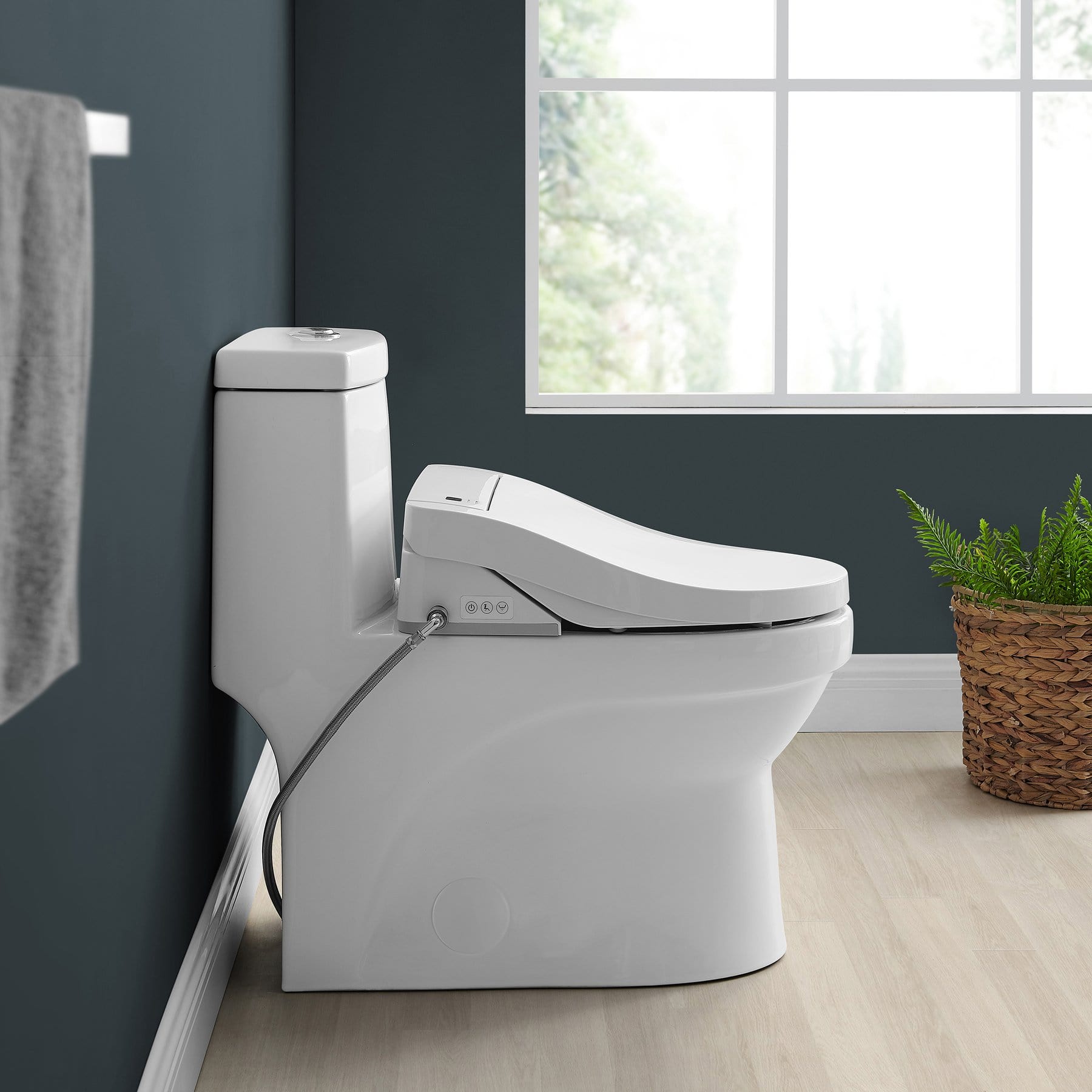 Swiss Madison Virage One-Piece Toilet with Vivante Smart Seat Bidet 1.1/1.6 gpf - SM-ST018 - Molaix723552143871ToiletsSM-ST018