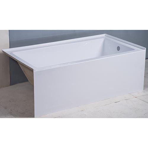 Universal Series 61gal White Alcove Bathtub w/ Tile Flange, Left or Right Drain, Adjustable Legs, & Integral Skirt - UST-ALLC01SW - Molaix601946607324Bath TubsUST-ALLC01SW