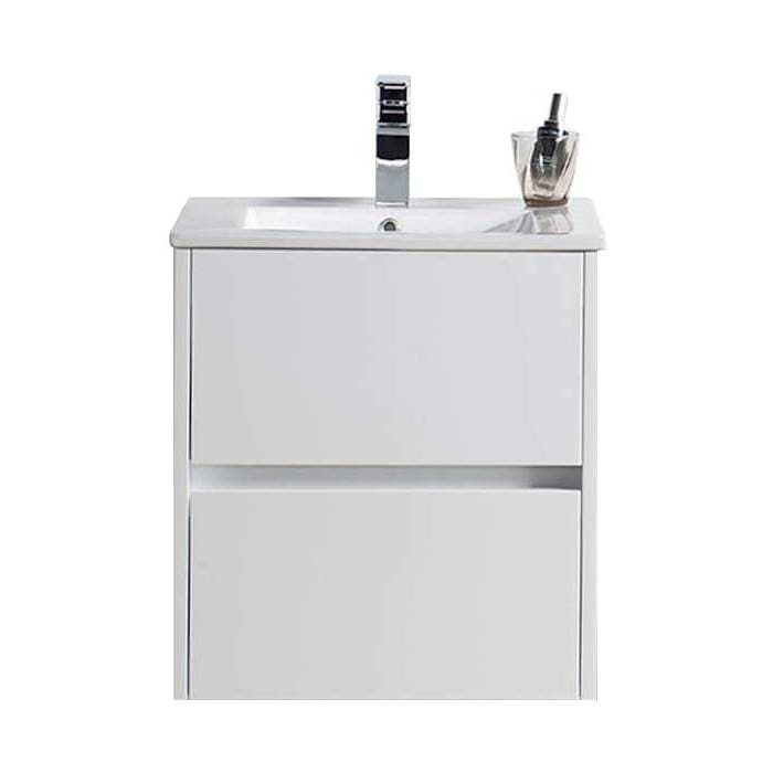 Valencia - 20 Inch Vanity with Ceramic Sink - White - Molaix842708118485Valencia016 20 01 C