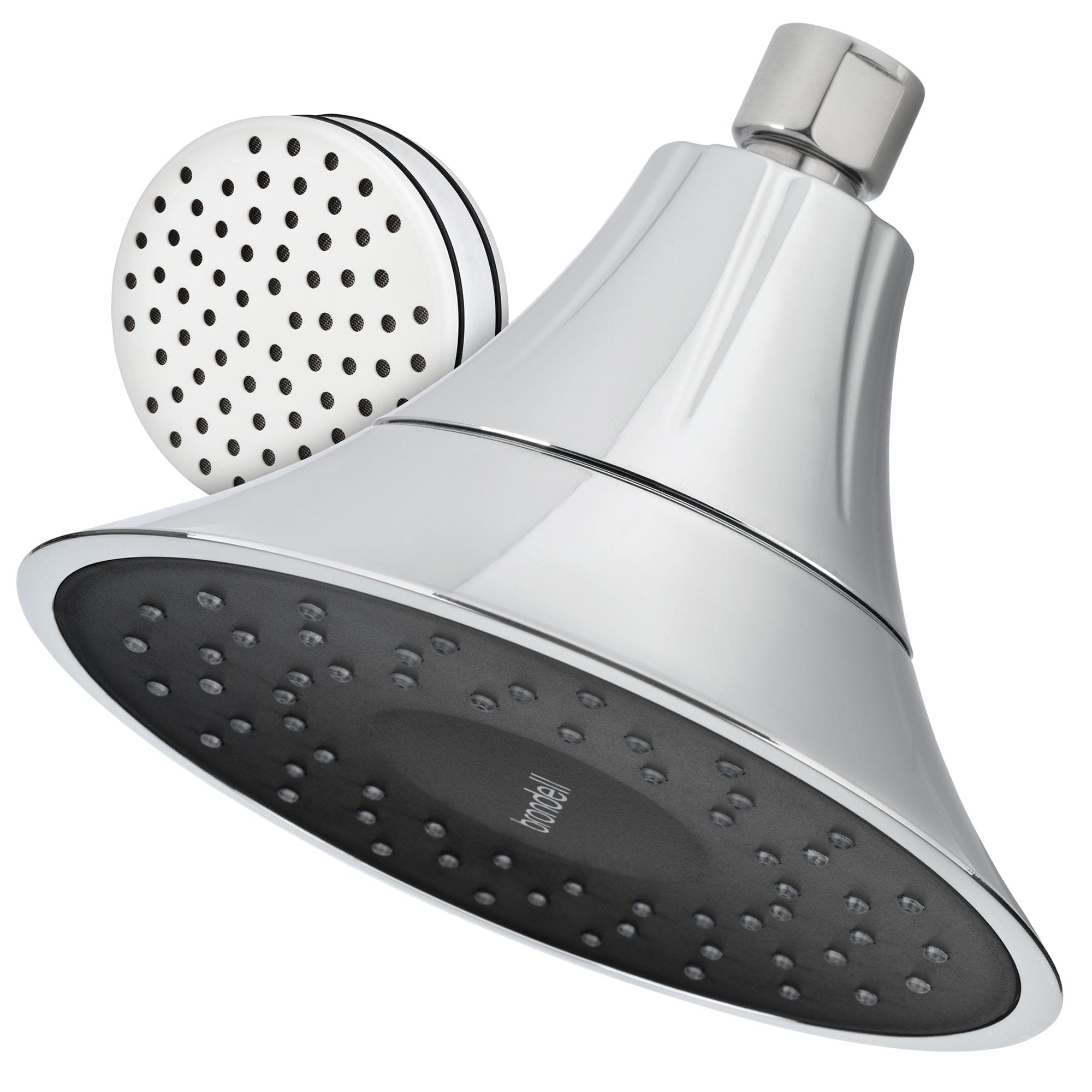 VivaSpring Filtered Showerhead in Chrome with Obsidian Face - Molaix819911012718VIVASPRING FILTERED SHOWER HEADFSH25-CB