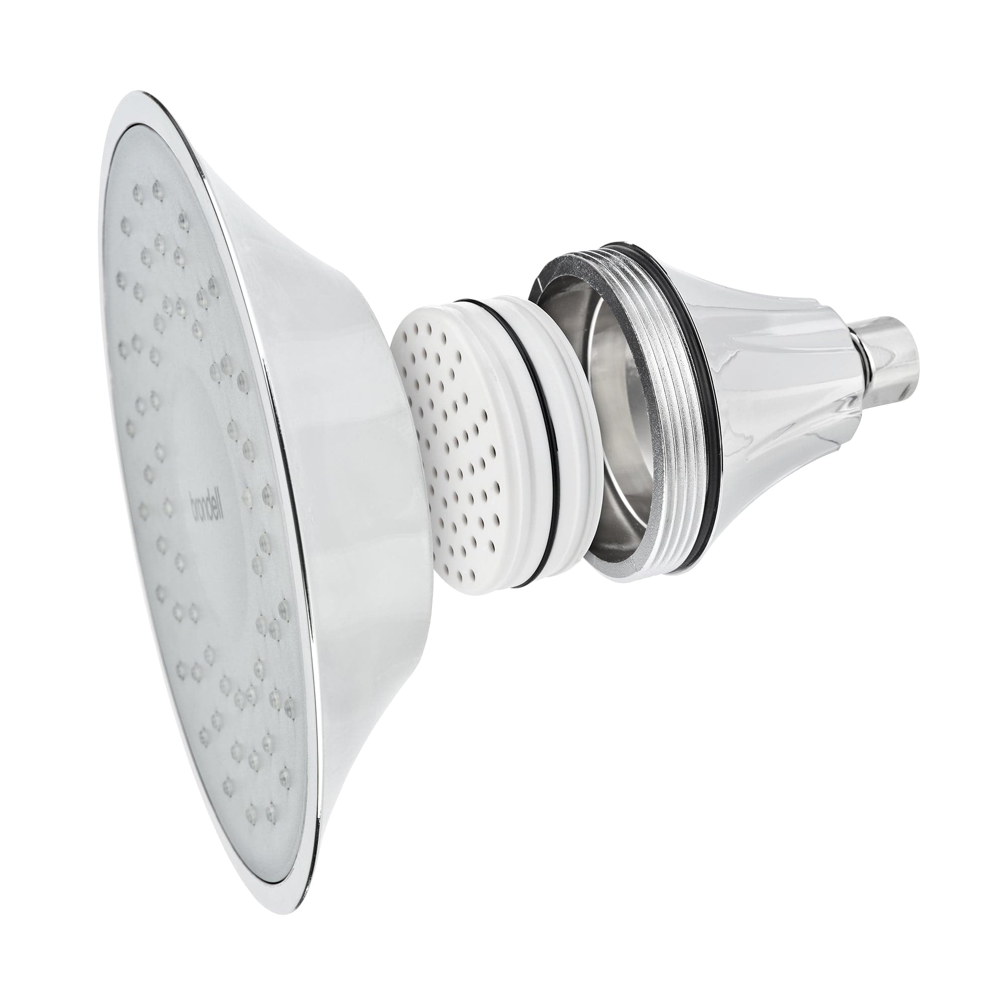 VivaSpring Filtered Showerhead in Chrome with Slate Face - Molaix819911012725VIVASPRING FILTERED SHOWER HEADFSH25-CG